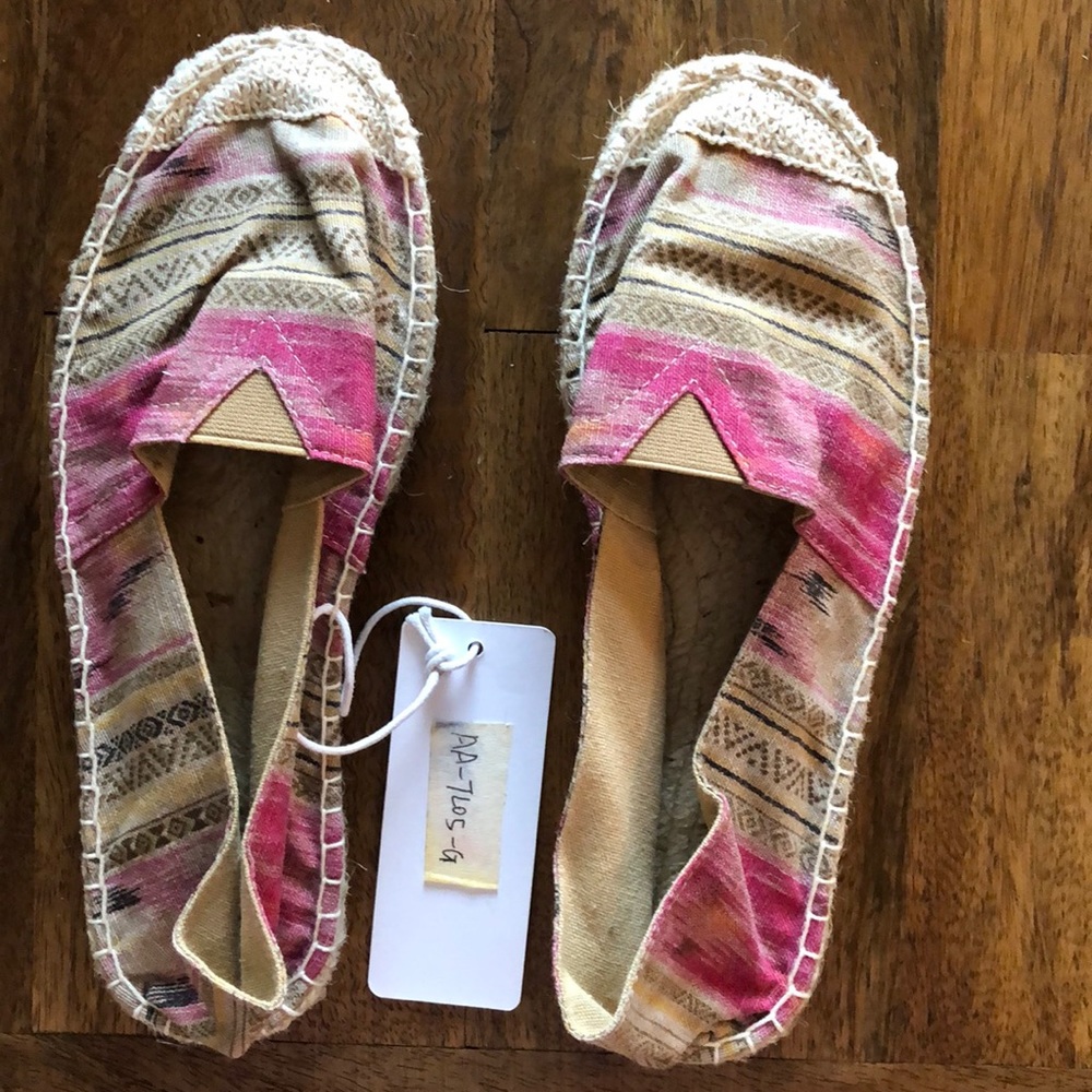 Boho canvas shoes